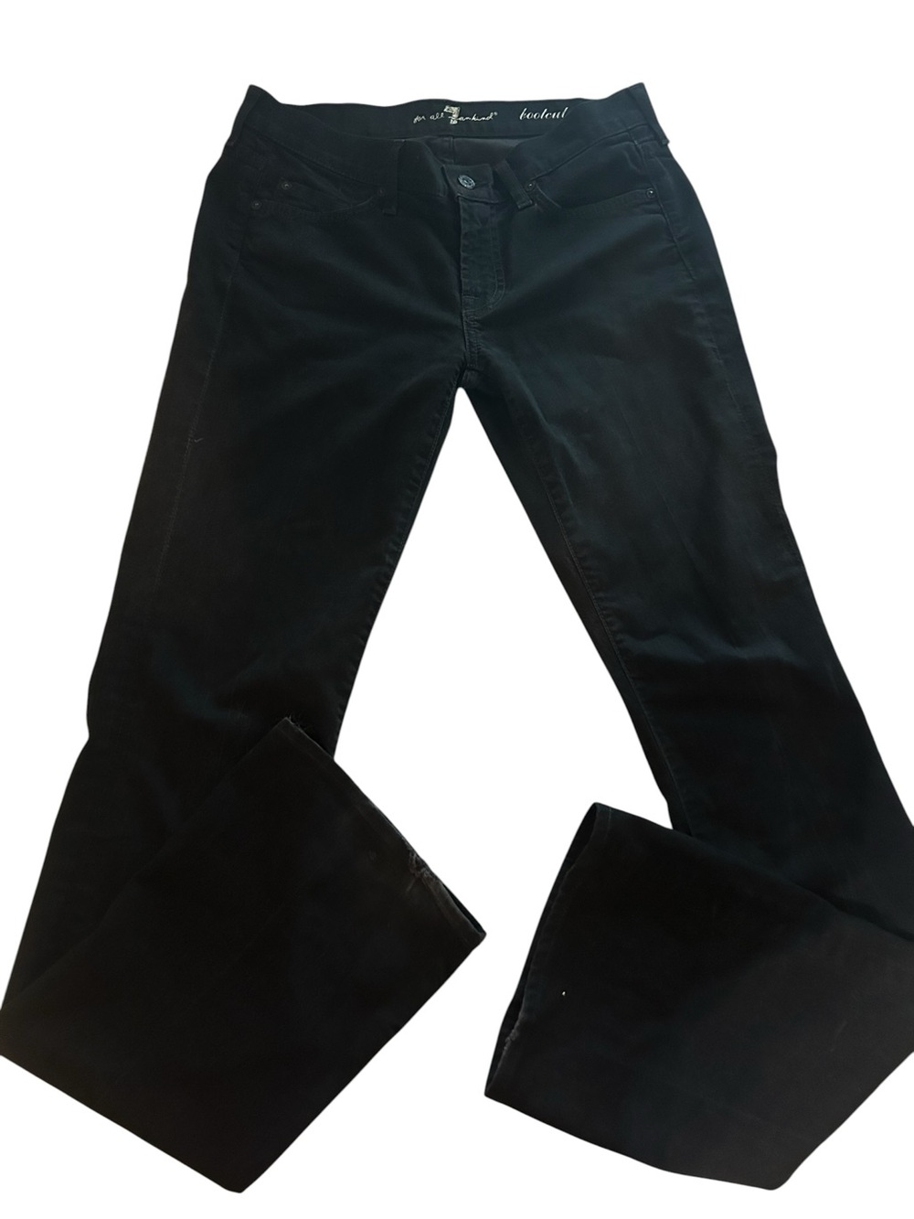 7 For All Mankind Black bootcut Jeans